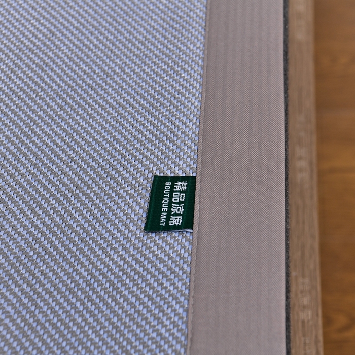 91家纺网 家纺一手货源 找家纺 娜朵家纺 2026新款荷塘月色冰藤双面席-床席款 荷塘月色-冰藤湖蓝