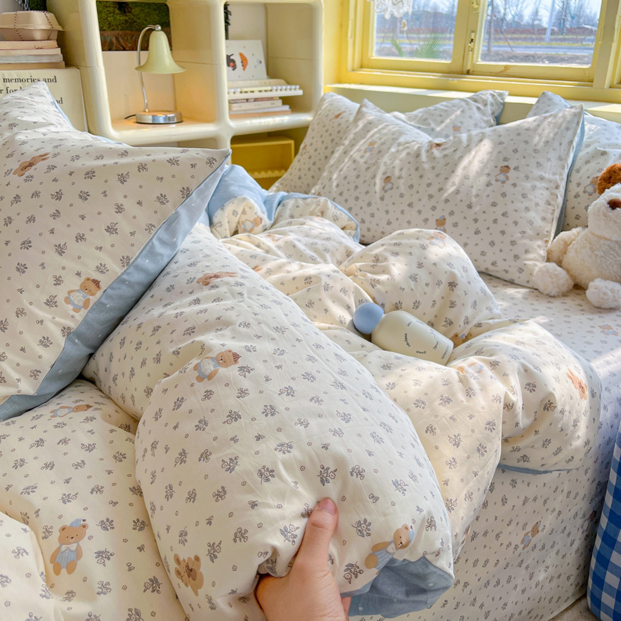 91家纺网 家纺一手货源 找家纺 （总）简约家纺 2026新款全棉斜纹12868单被套系列