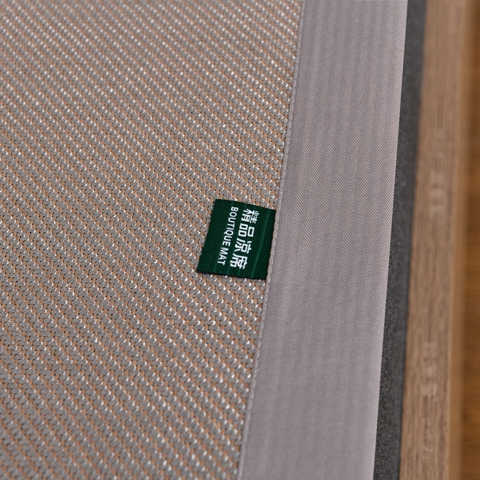 91家纺网 家纺一手货源 找家纺 娜朵家纺 2026新款荷塘月色冰藤双面席-床席款 荷塘月色-冰藤卡其