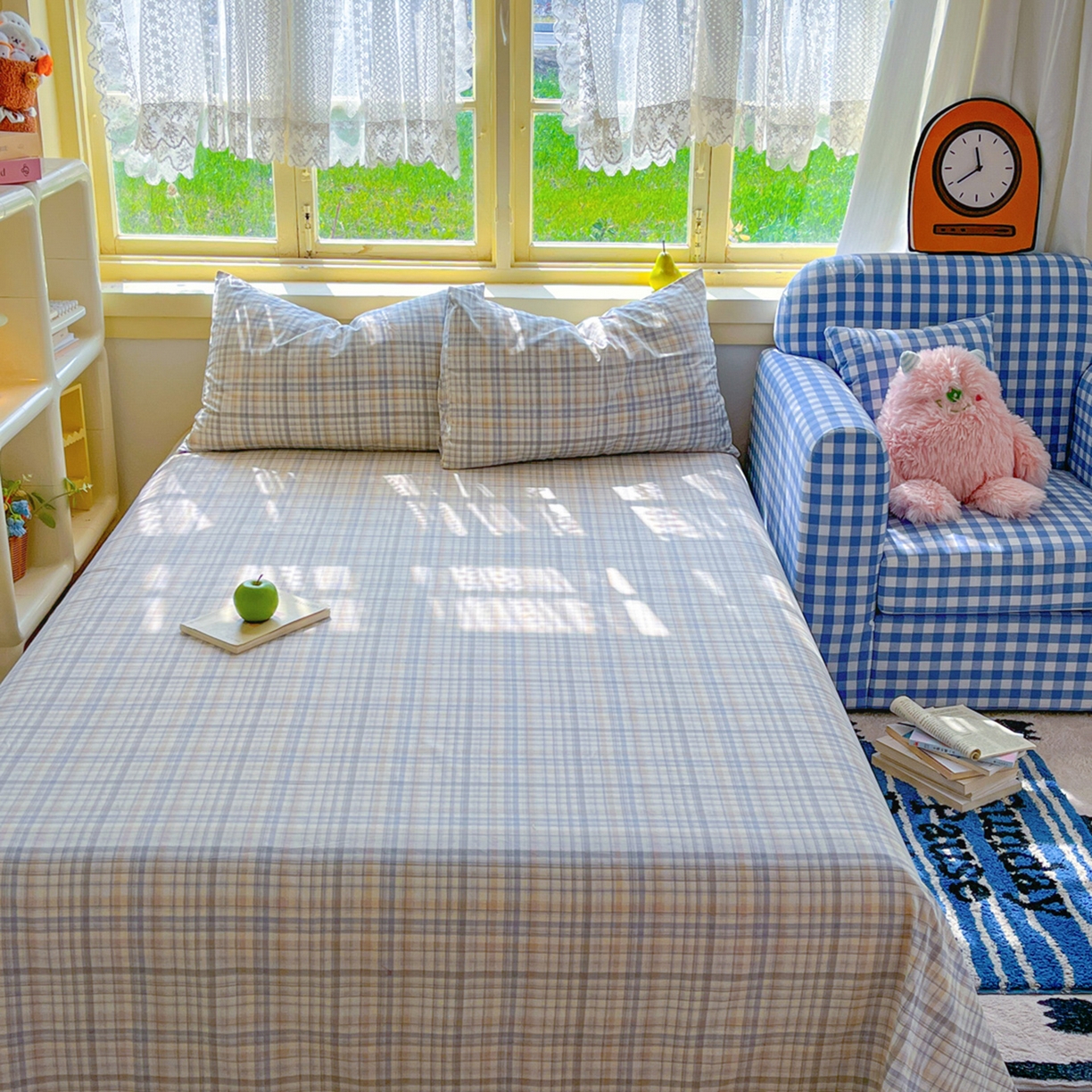 简约家纺 2026新款全棉斜纹12868四件套单床单系列 颜诺