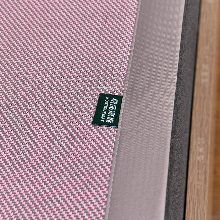 91家纺网 家纺一手货源 找家纺 娜朵家纺 2026新款荷塘月色冰藤双面席-床席款 荷塘月色-冰藤浅粉