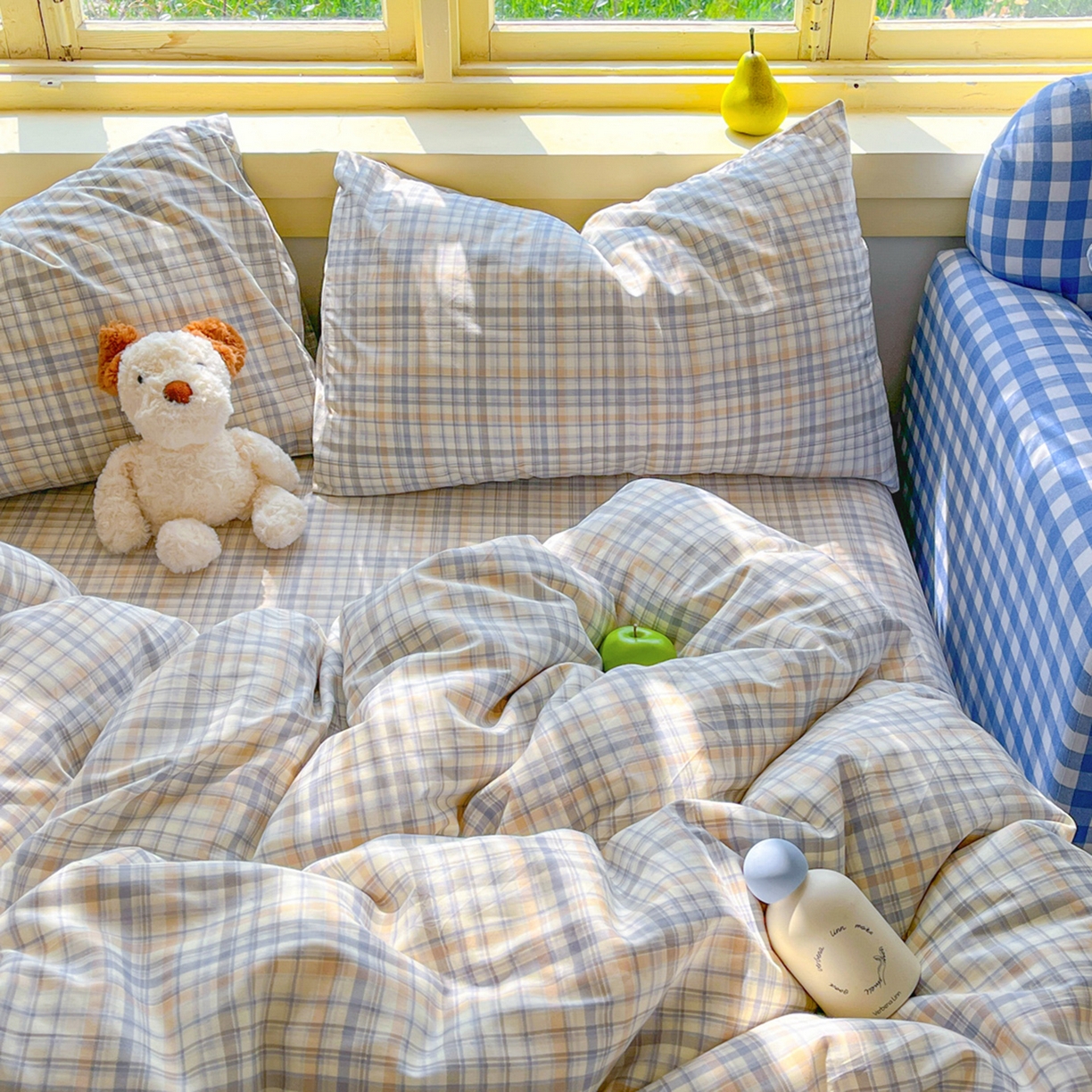 91家纺网 家纺一手货源 找家纺 简约家纺 2026新款全棉斜纹12868四件套单床单系列 颜诺