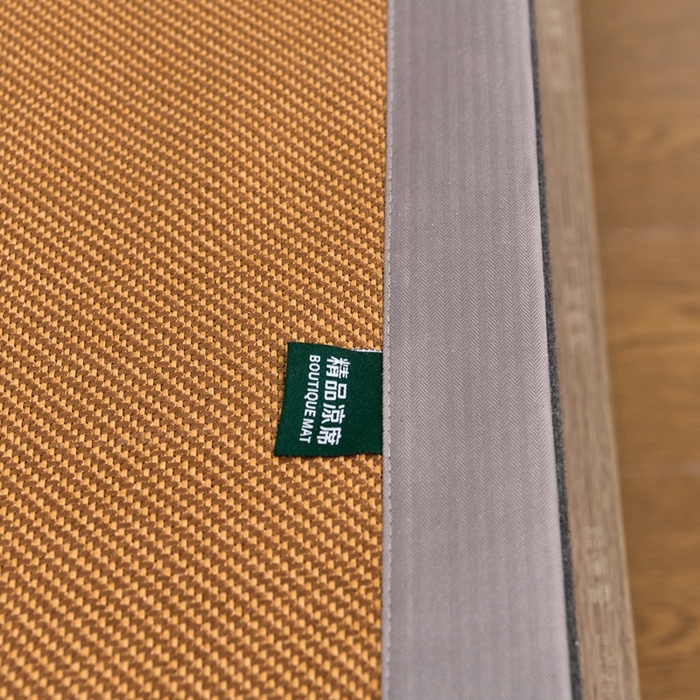 91家纺网 家纺一手货源 找家纺 娜朵家纺 2026新款荷塘月色冰藤双面席-床席款 荷塘月色-冰藤深咖