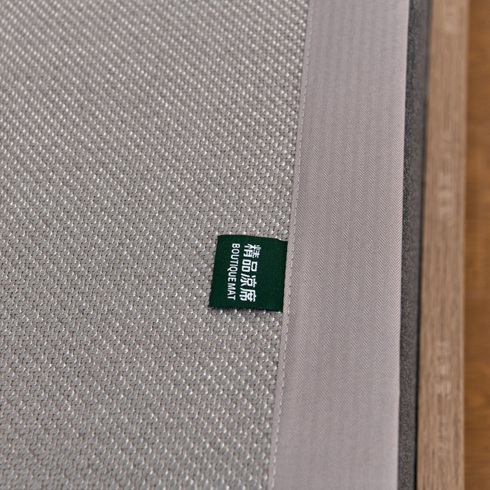 91家纺网 家纺一手货源 找家纺 娜朵家纺 2026新款荷塘月色冰藤双面席-床席款 荷塘月色-冰藤银灰