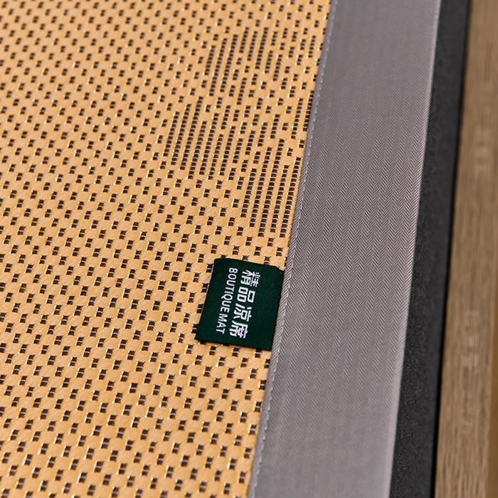 91家纺网 家纺一手货源 找家纺 娜朵家纺 2026新款荷塘月色冰藤双面席-床席款 荷塘月色提花金