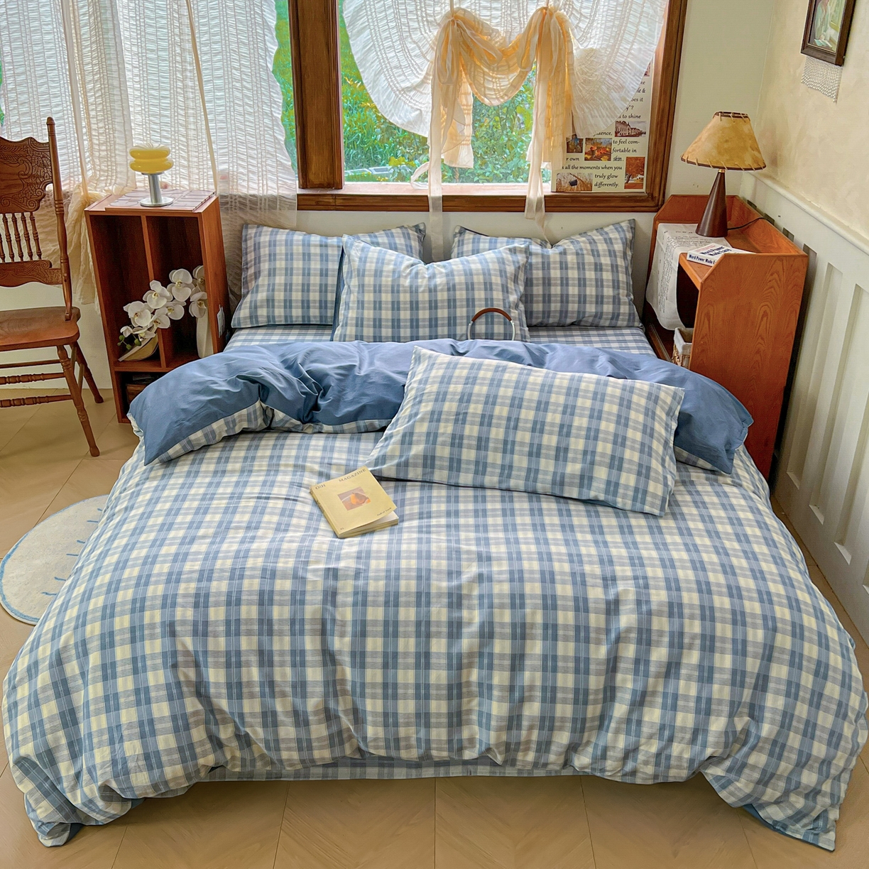 91家纺网 家纺一手货源 找家纺 简约家纺 2026新款全棉斜纹12868单被套系列 格雅