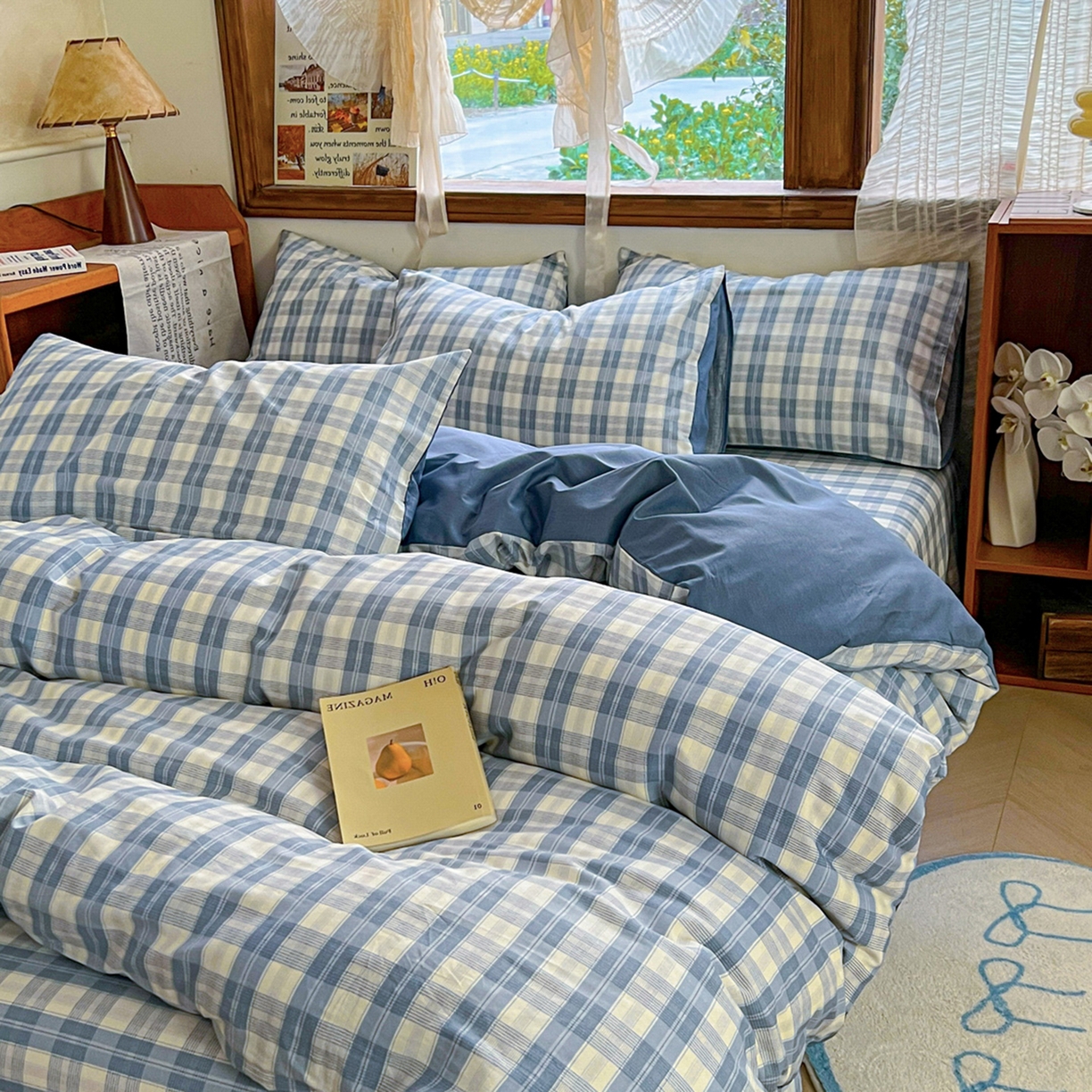 91家纺网 家纺一手货源 找家纺 简约家纺 2026新款全棉斜纹12868单被套系列 格雅