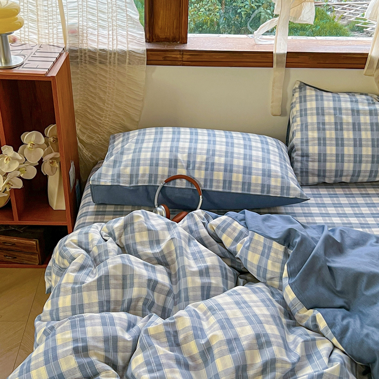 91家纺网 家纺一手货源 找家纺 简约家纺 2026新款全棉斜纹12868单被套系列 格雅