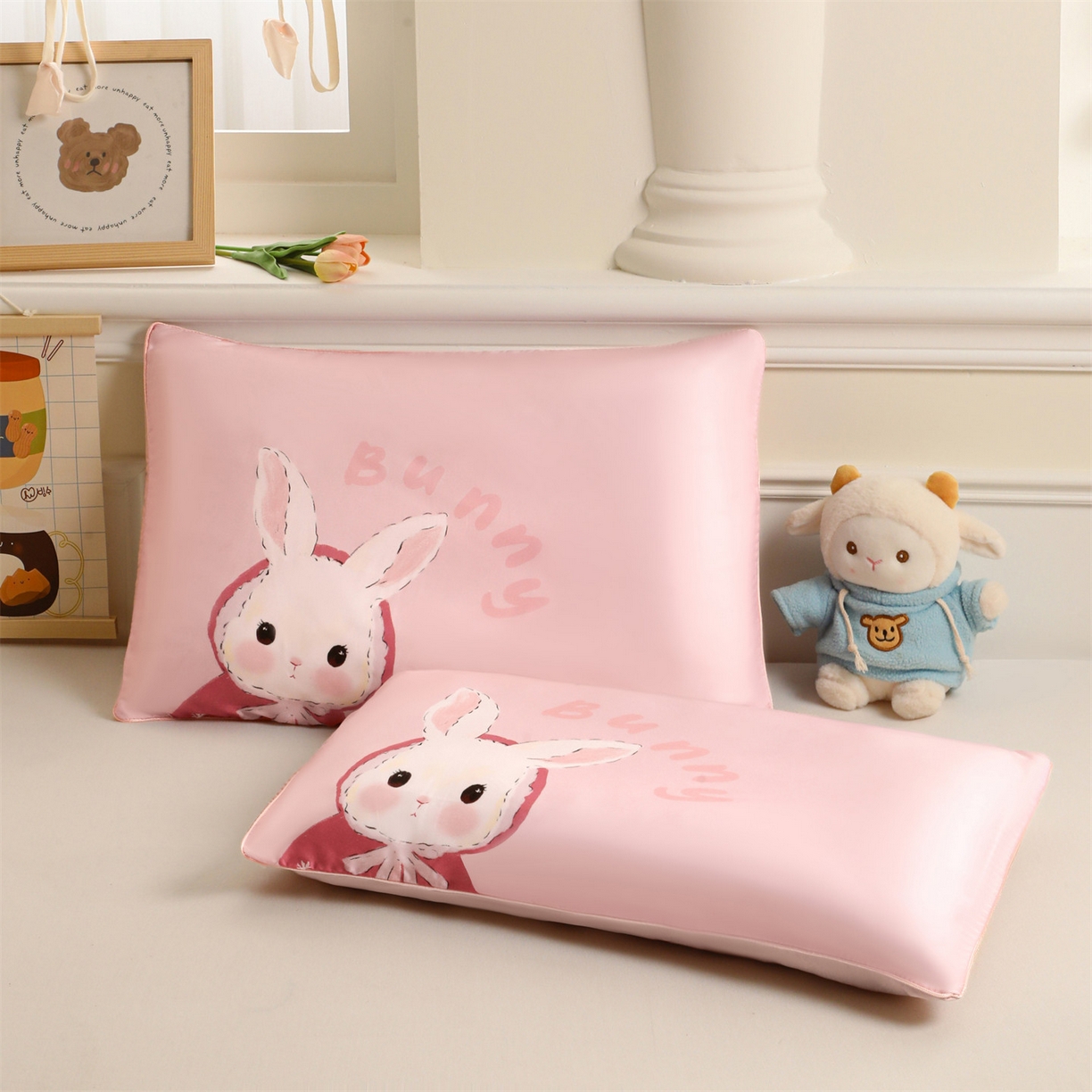 91家纺网 家纺一手货源 找家纺 （总）兄弟坊 2026新款A类60支莱赛尔数码印花天丝枕套儿童枕套幼儿园枕套单枕套枕套单件