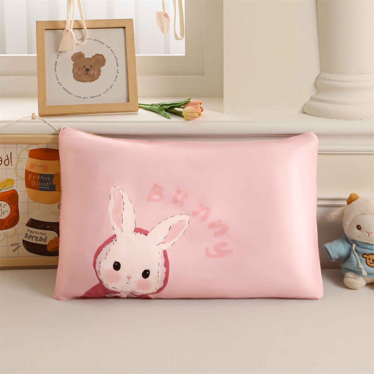 91家纺网 家纺一手货源 找家纺 （总）兄弟坊 2026新款A类60支莱赛尔数码印花天丝枕套儿童枕套幼儿园枕套单枕套枕套单件