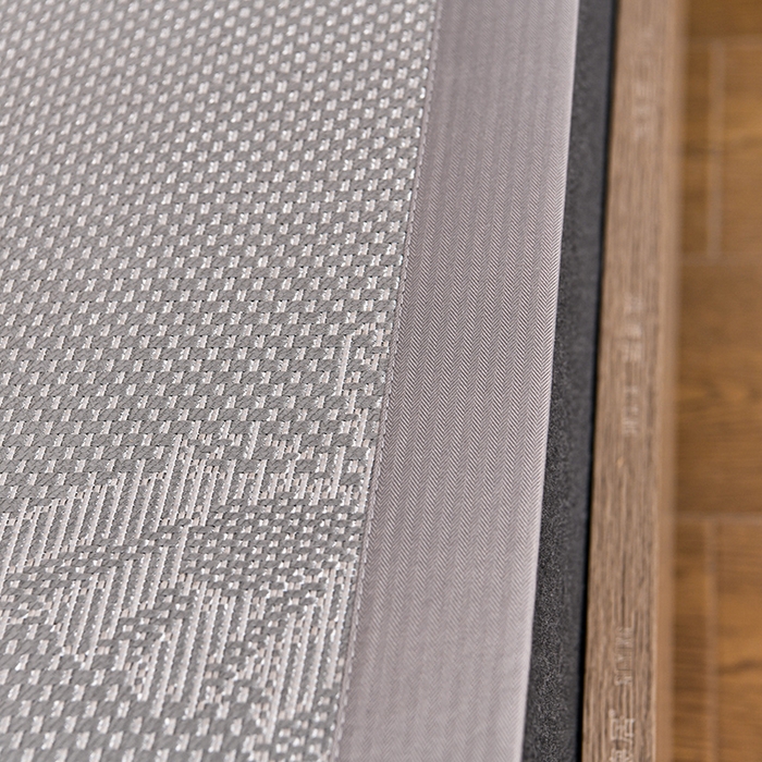 91家纺网 家纺一手货源 找家纺 娜朵家纺 2026新款荷塘月色冰藤双面席-床席款 蝴蝶提花床席提花灰