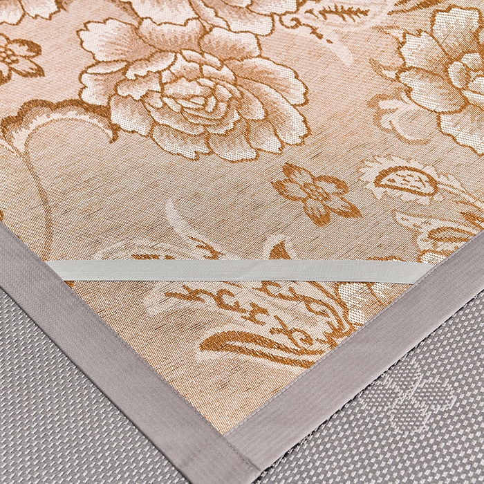 91家纺网 家纺一手货源 找家纺 娜朵家纺 2026新款荷塘月色冰藤双面席-床席款 蝴蝶提花床席提花灰