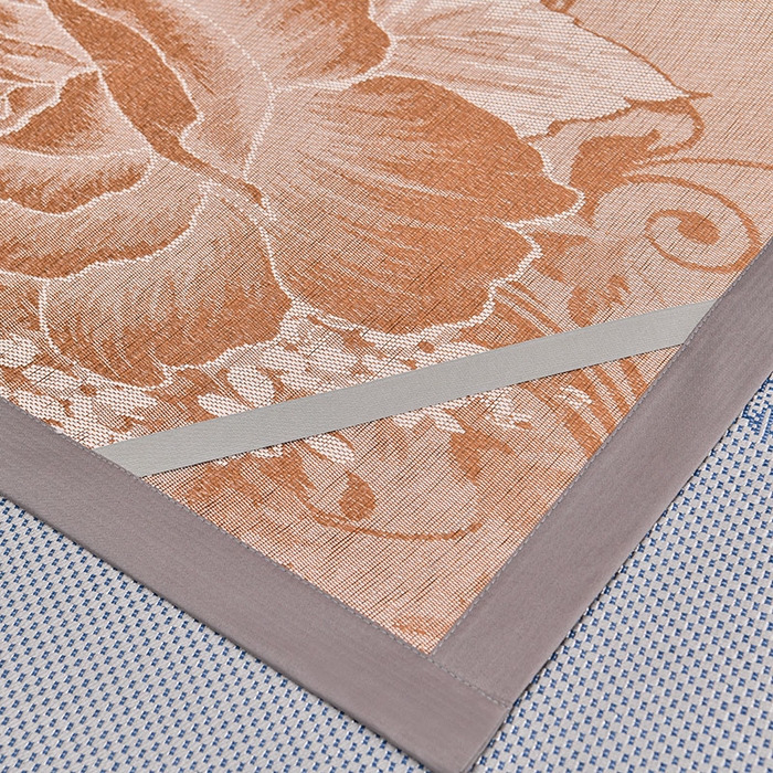 91家纺网 家纺一手货源 找家纺 娜朵家纺 2026新款荷塘月色冰藤双面席-床席款 蝴蝶提花床席提花蓝灰