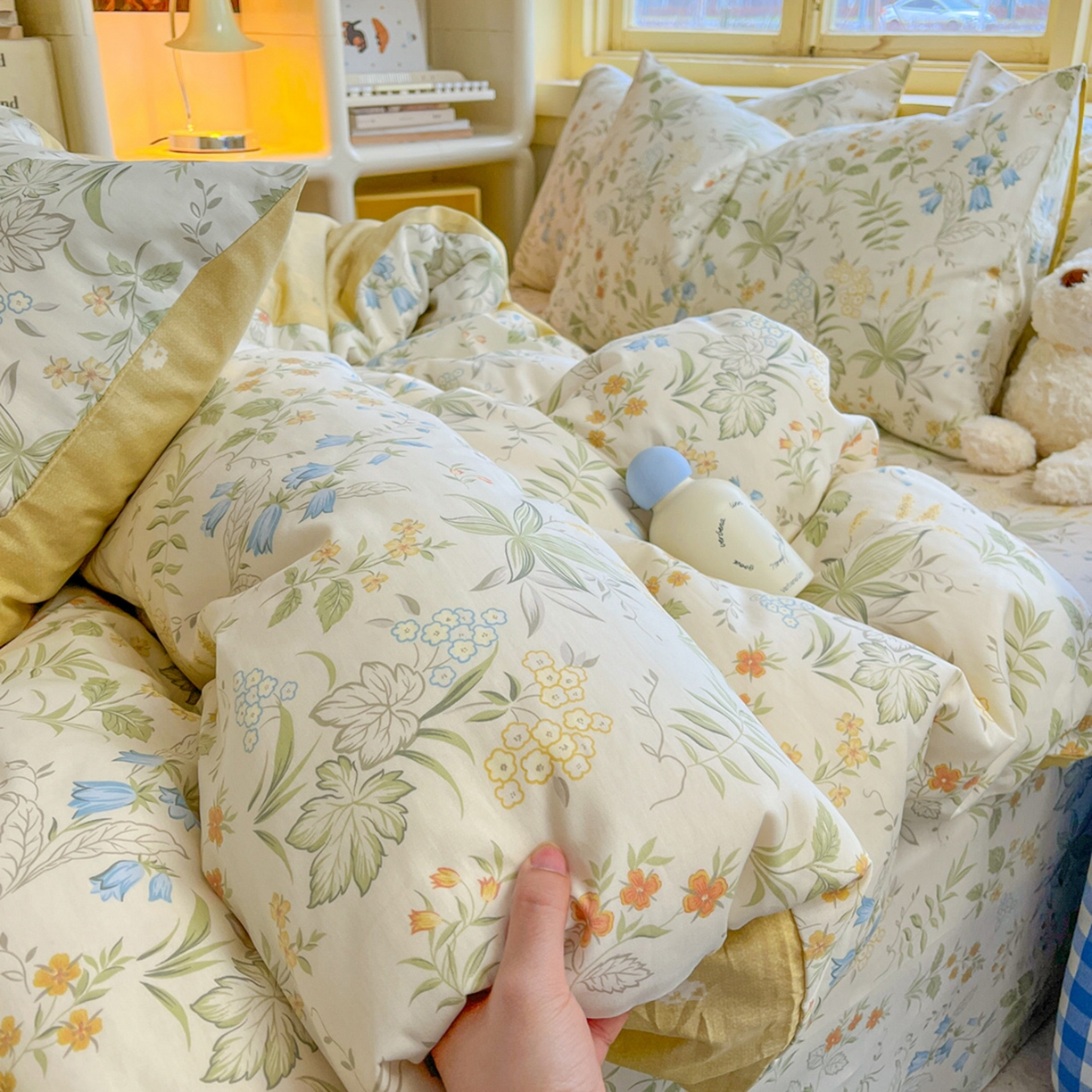 简约家纺 2026新款全棉斜纹12868单被套系列 晚风私语