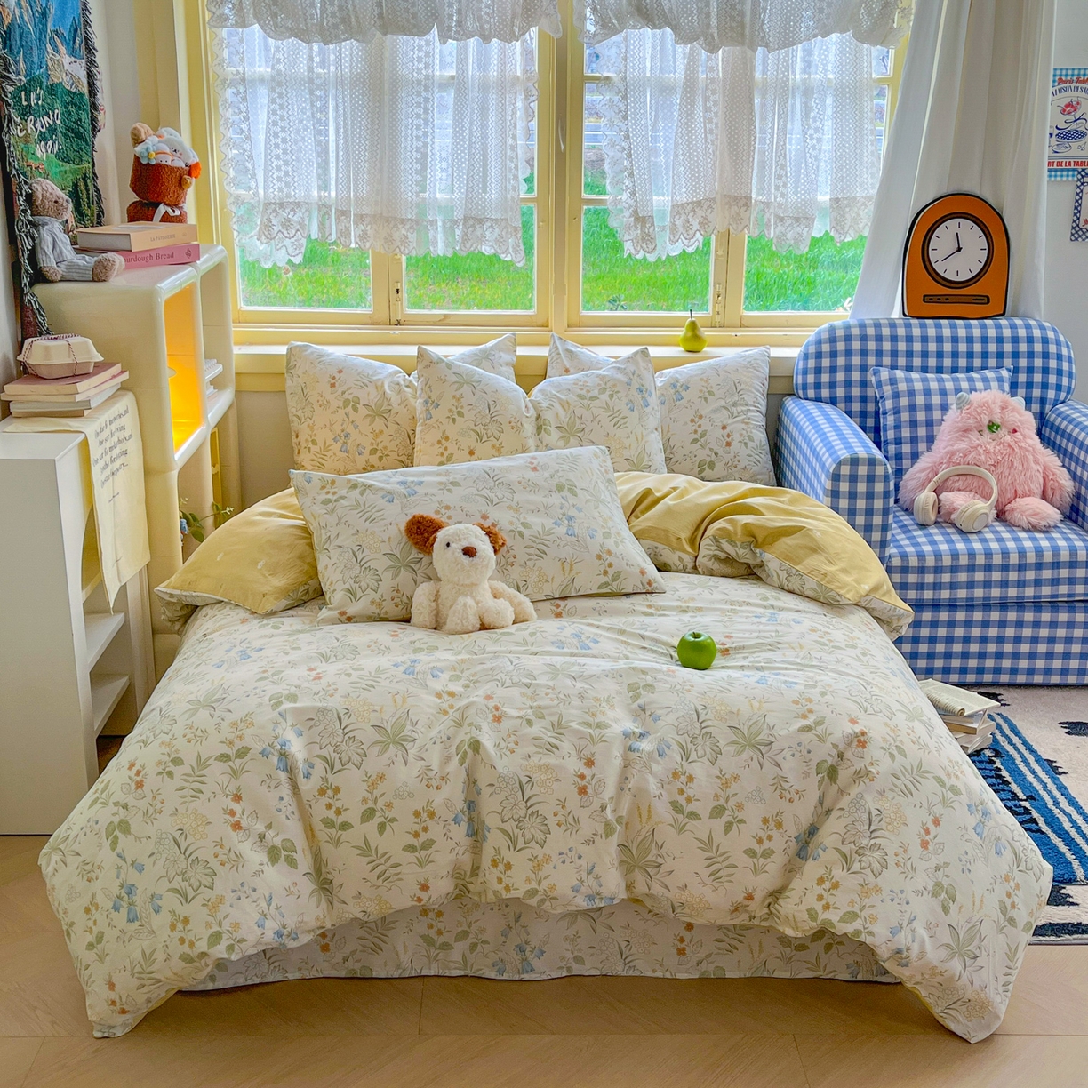 91家纺网 家纺一手货源 找家纺 简约家纺 2026新款全棉斜纹12868单被套系列 晚风私语