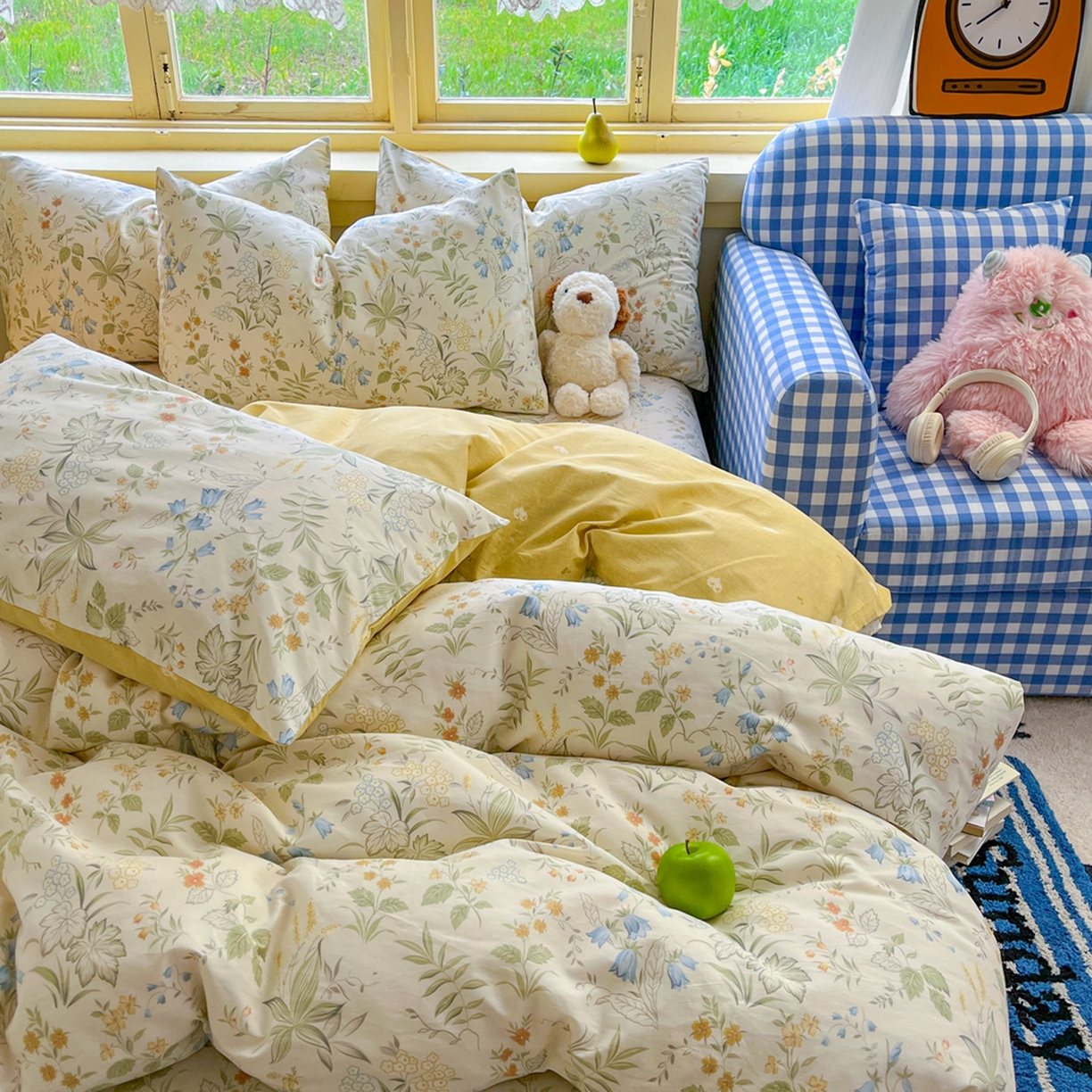 91家纺网 家纺一手货源 找家纺 简约家纺 2026新款全棉斜纹12868单被套系列 晚风私语