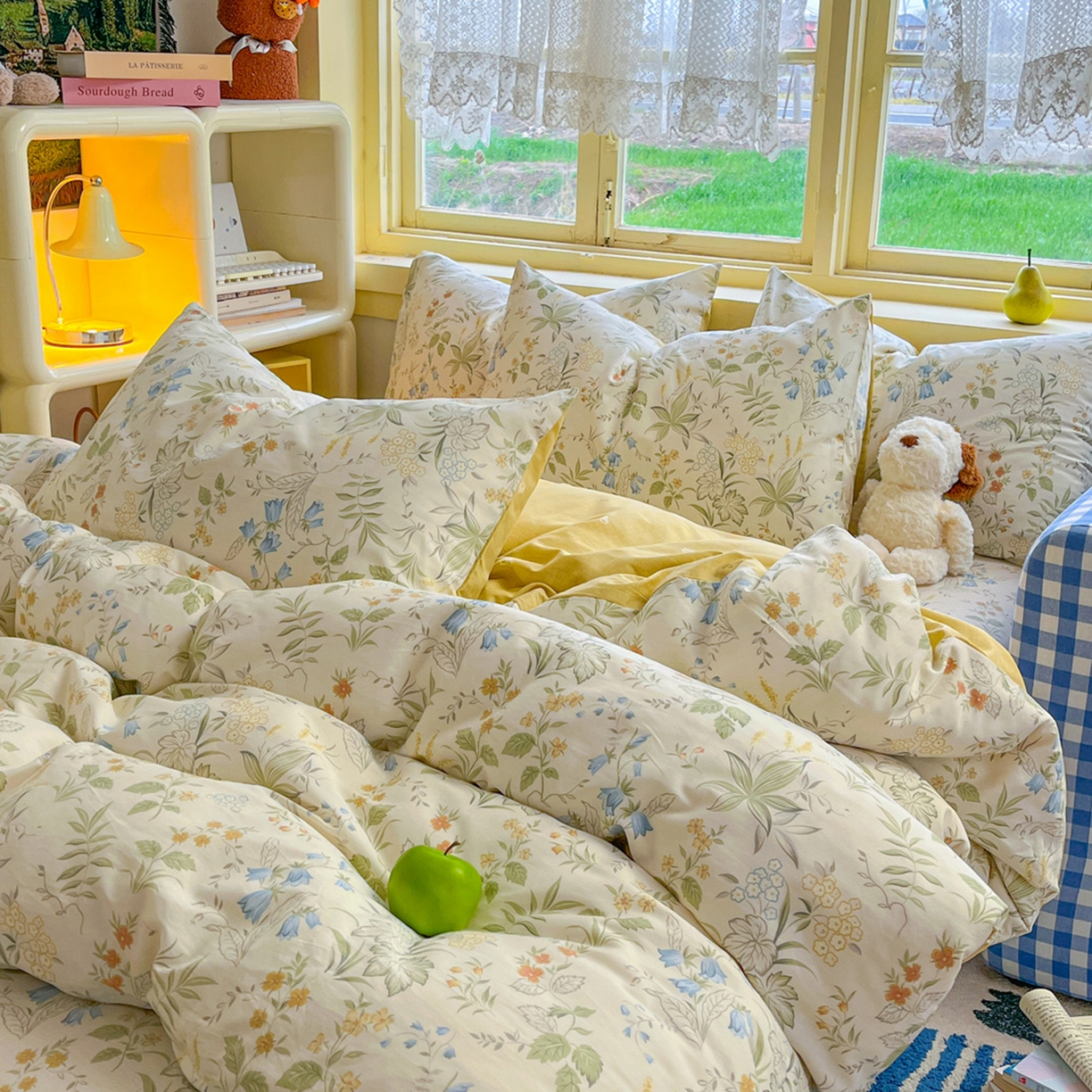 91家纺网 家纺一手货源 找家纺 简约家纺 2026新款全棉斜纹12868单被套系列 晚风私语