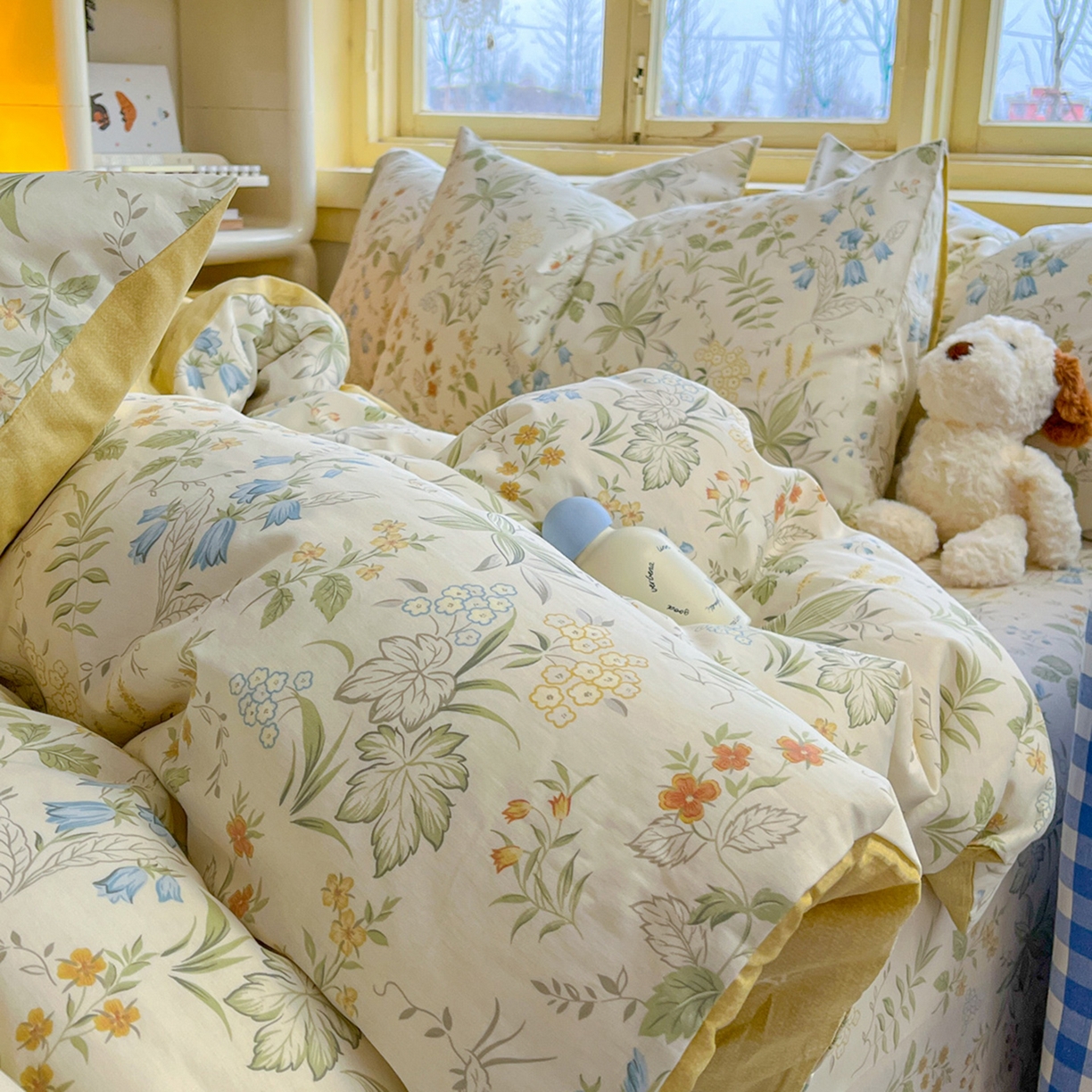 91家纺网 家纺一手货源 找家纺 简约家纺 2026新款全棉斜纹12868单被套系列 晚风私语