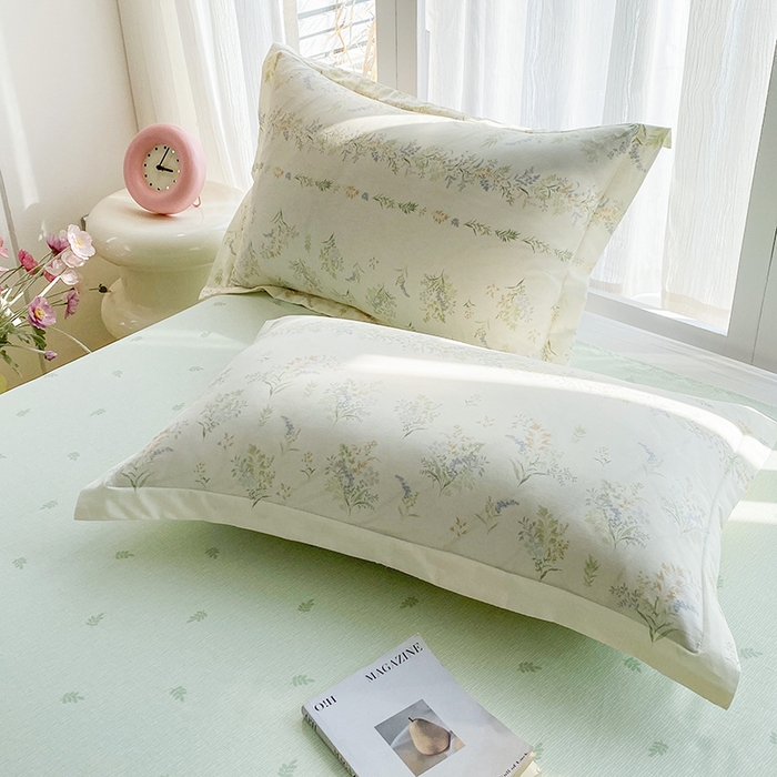 91家纺网 家纺一手货源 找家纺 钰锦珀家纺 2026新款全棉纯棉印花四件套 丛草集