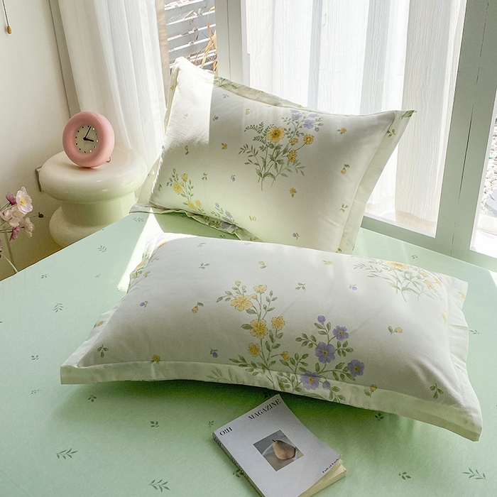 91家纺网 家纺一手货源 找家纺 钰锦珀家纺 2026新款全棉纯棉印花四件套 旷野花集