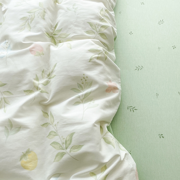 91家纺网 家纺一手货源 找家纺 钰锦珀家纺 2026新款全棉纯棉印花四件套 童话花町