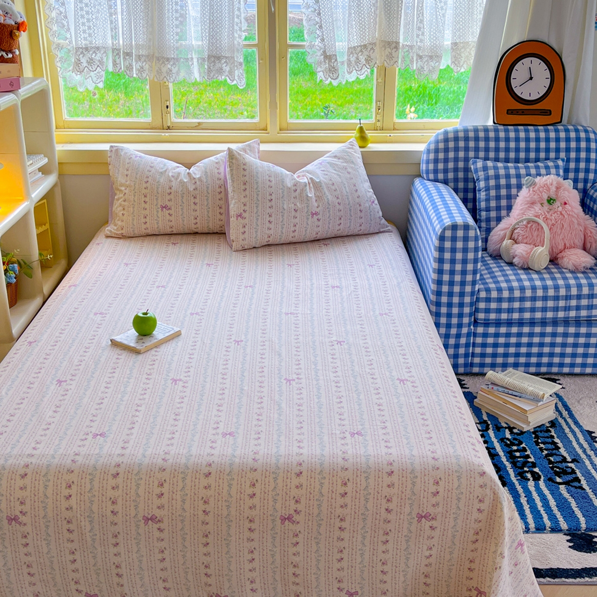 91家纺网 家纺一手货源 找家纺 简约家纺 2026新款全棉斜纹12868单被套系列 雅柔