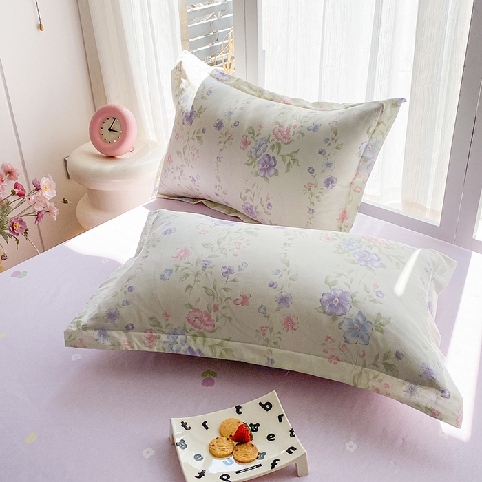 91家纺网 家纺一手货源 找家纺 钰锦珀家纺 2026新款全棉纯棉印花四件套 知意花蔓