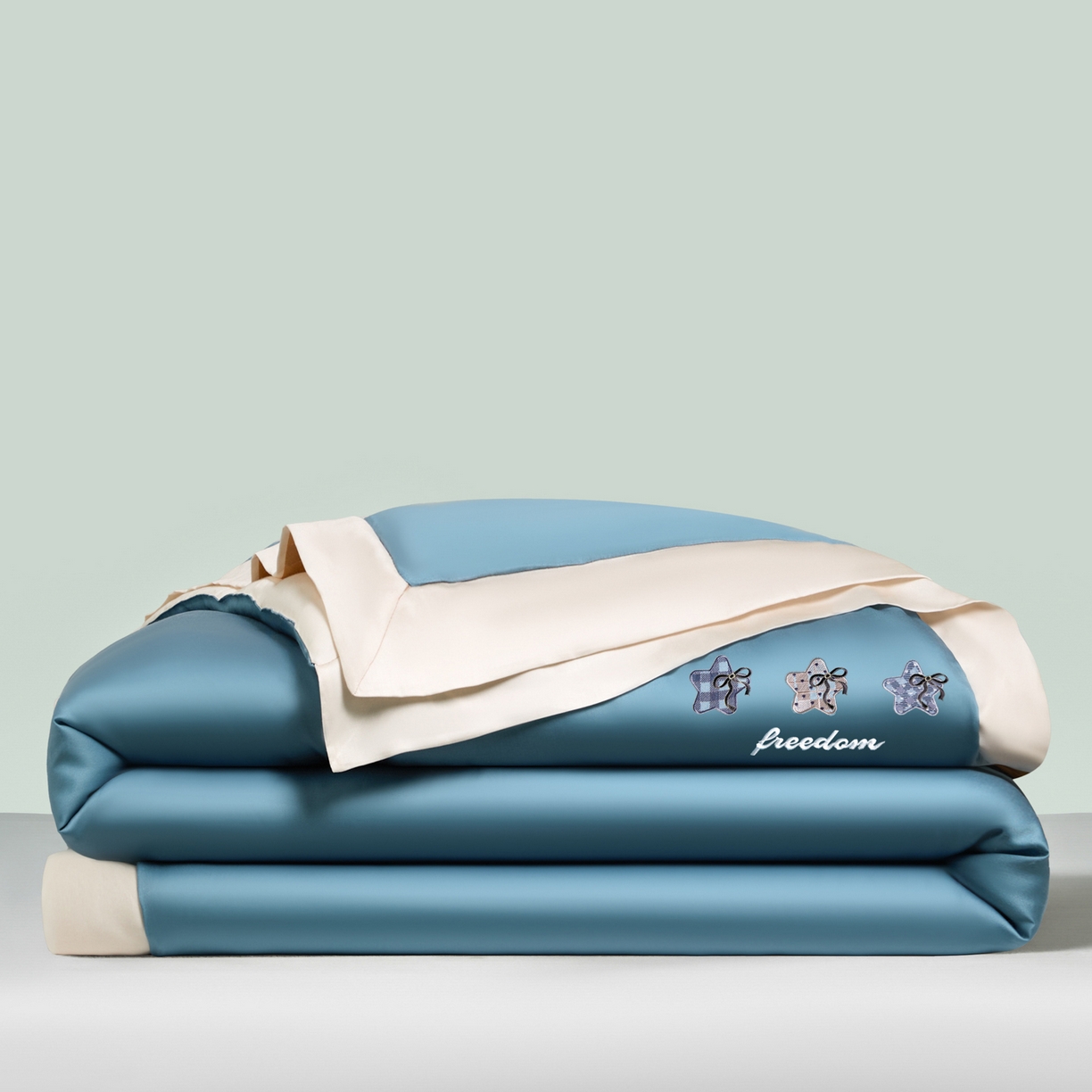 91家纺网 家纺一手货源 找家纺 （总）云棉坊 2026新款水洗冰丝夏被宽边刺绣款-星空系列