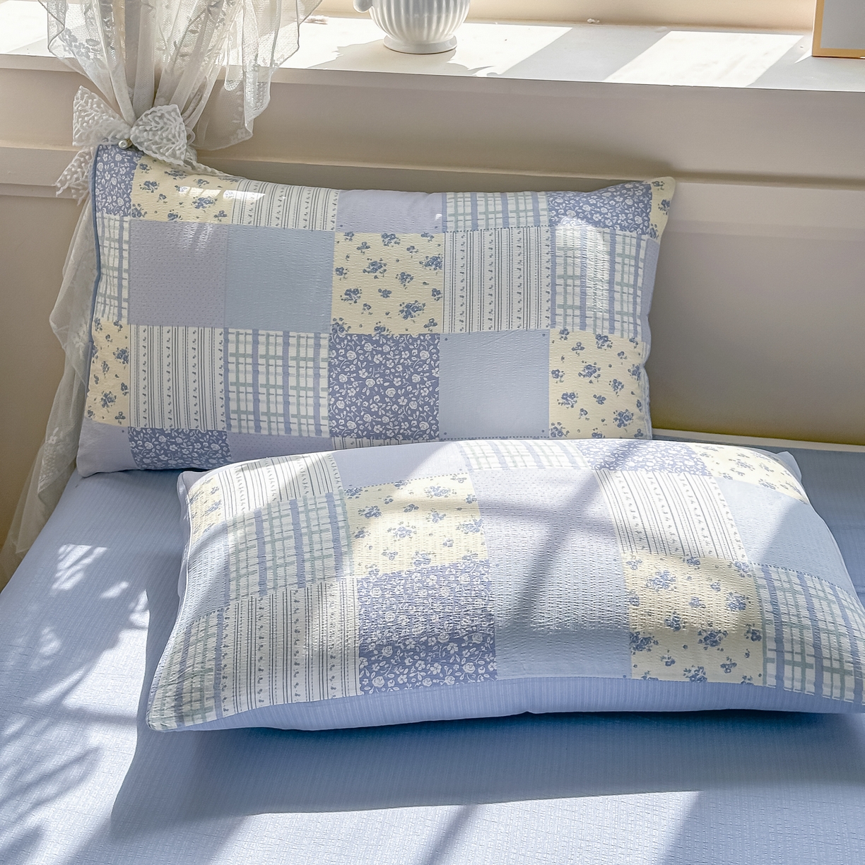 91家纺网 家纺一手货源 找家纺 秋泽家纺 2026新款A类云感双层纱大豆纤维夏凉被空调被小清新印花夏被 百福田园