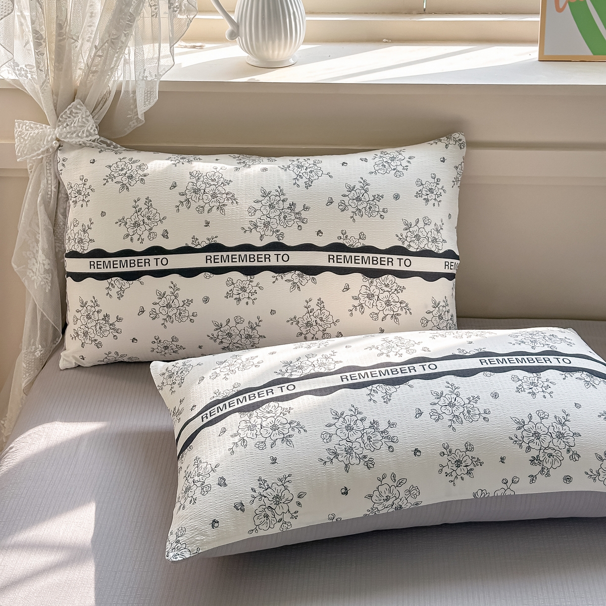 91家纺网 家纺一手货源 找家纺 秋泽家纺 2026新款A类云感双层纱大豆纤维夏凉被空调被小清新印花夏被 墨染春枝