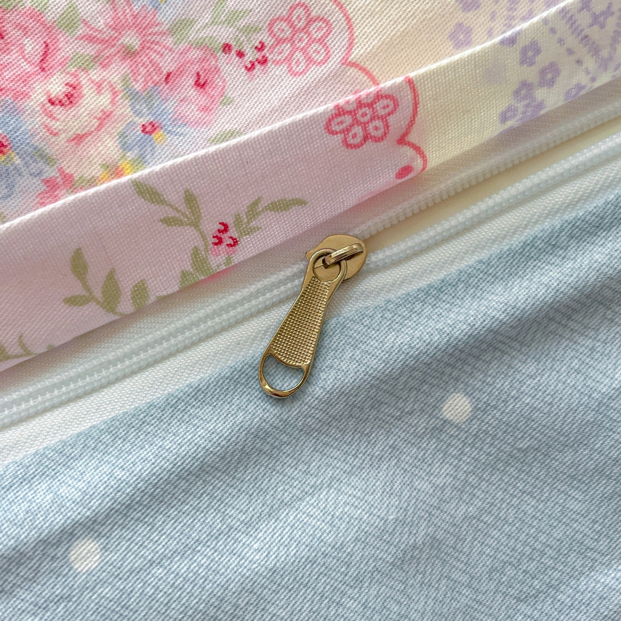 91家纺网 家纺一手货源 找家纺 简约家纺 2026新款全棉斜纹12868单枕套系列 花满情