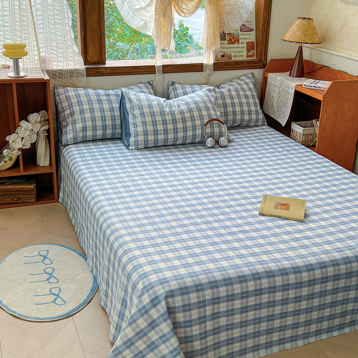 简约家纺 2026新款全棉斜纹12868床笠系列 格雅