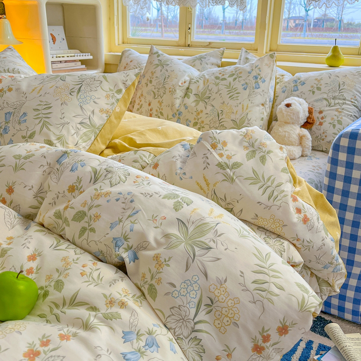 91家纺网 家纺一手货源 找家纺 简约家纺 2026新款全棉斜纹12868单枕套系列 晚风私语