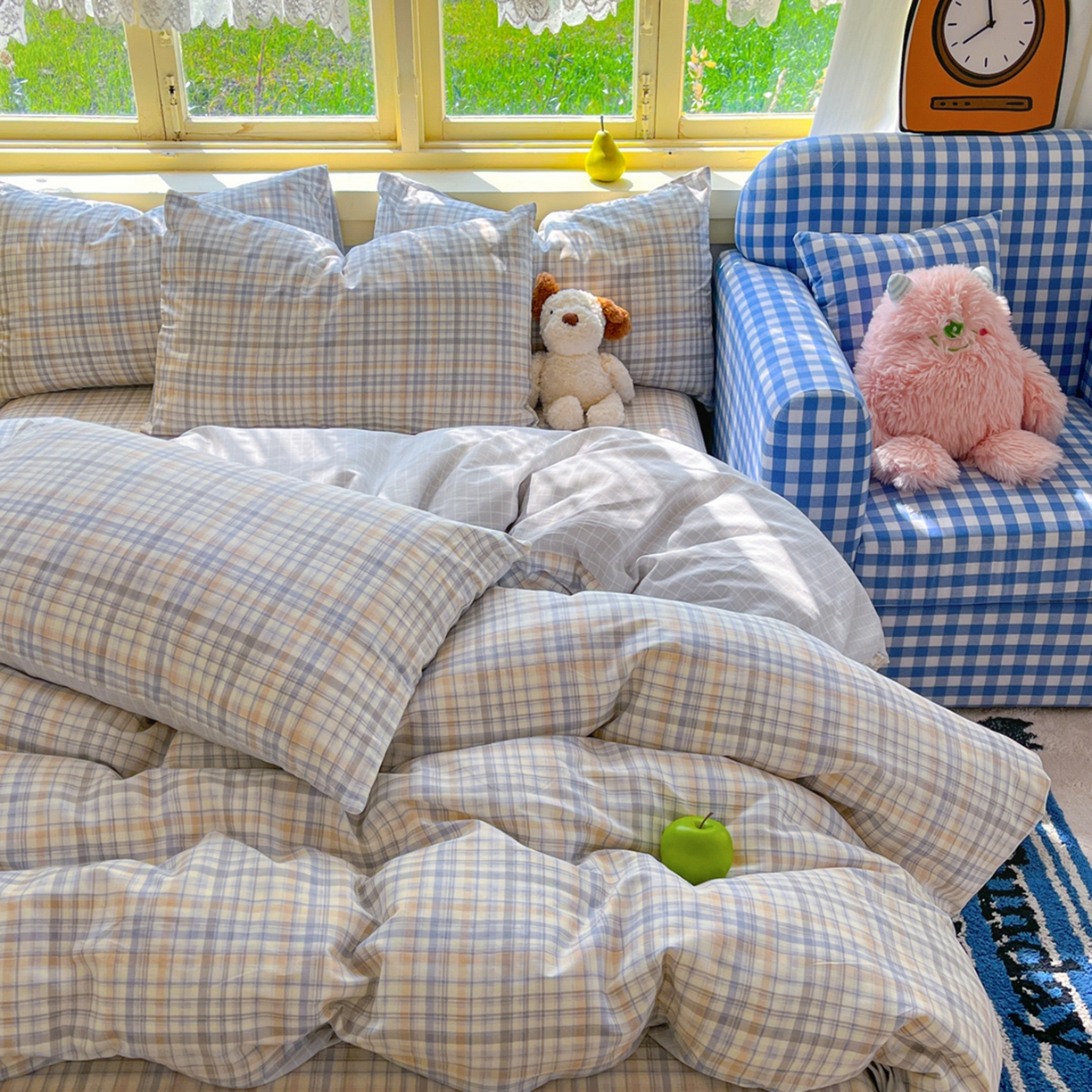 91家纺网 家纺一手货源 找家纺 简约家纺 2026新款全棉斜纹12868单枕套系列 颜诺