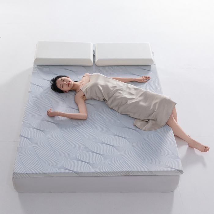 91家纺网 家纺一手货源 找家纺 富旺家纺 2026春夏新款零压力记忆棉床垫 浅灰