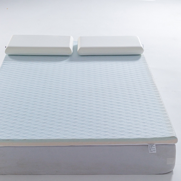 91家纺网 家纺一手货源 找家纺 富旺家纺 2026春夏新款零压力记忆棉床垫 纯白