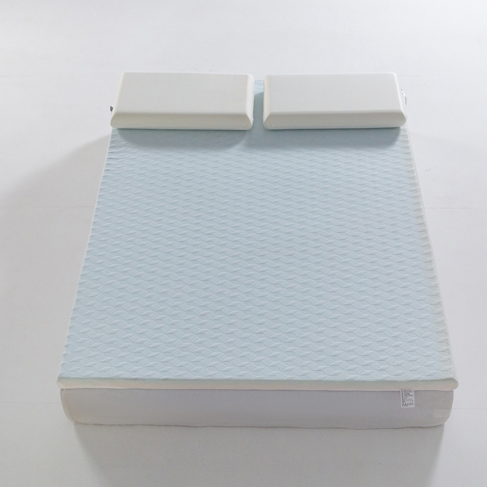 91家纺网 家纺一手货源 找家纺 富旺家纺 2026春夏新款零压力记忆棉床垫 纯白