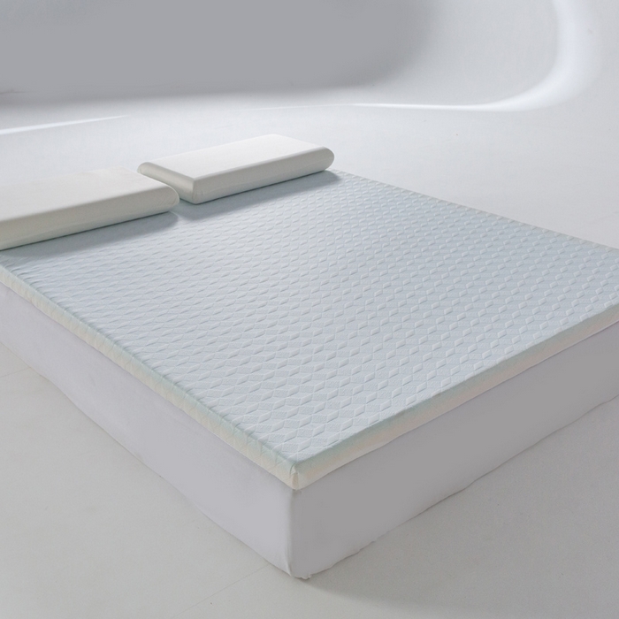 91家纺网 家纺一手货源 找家纺 富旺家纺 2026春夏新款零压力记忆棉床垫 纯白