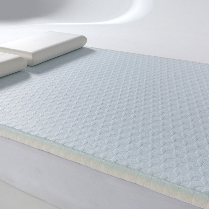 91家纺网 家纺一手货源 找家纺 富旺家纺 2026春夏新款零压力记忆棉床垫 纯白