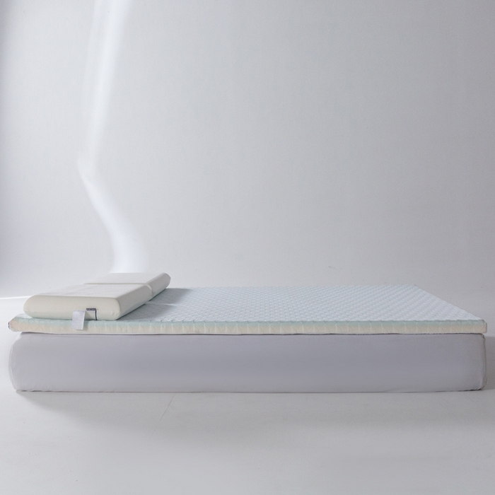 91家纺网 家纺一手货源 找家纺 富旺家纺 2026春夏新款零压力记忆棉床垫 纯白