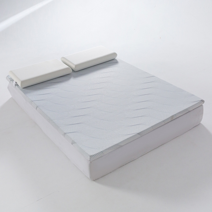 91家纺网 家纺一手货源 找家纺 富旺家纺 2026春夏新款零压力记忆棉床垫 浅灰