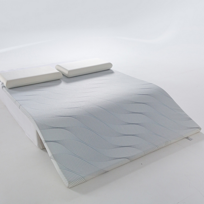 91家纺网 家纺一手货源 找家纺 富旺家纺 2026春夏新款零压力记忆棉床垫 浅灰