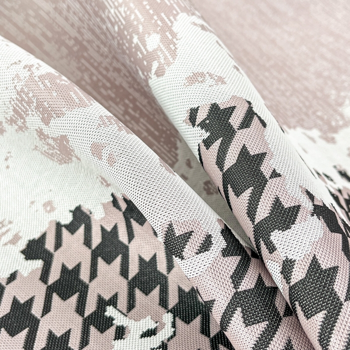 91家纺网 家纺一手货源 找家纺 子曰 2026新款高分子PE聚乙烯乙纶色织提花凉感软凉席席子 千鸟格-紫床笠款