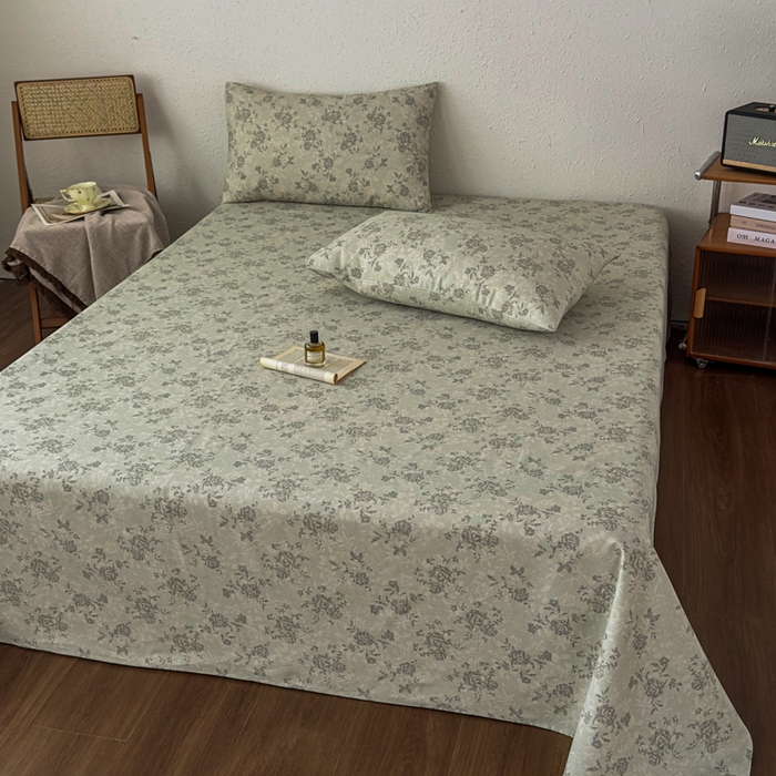 91家纺网 家纺一手货源 找家纺 （总）爱彼家纺 2026新款A类亚麻老粗布单床单床单三件套-亚麻老粗布