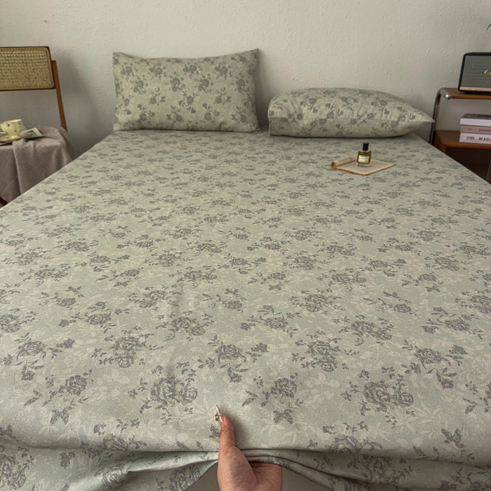 91家纺网 家纺一手货源 找家纺 （总）爱彼家纺 2026新款A类亚麻老粗布单床单床单三件套-亚麻老粗布