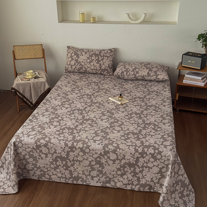 91家纺网 家纺一手货源 找家纺 爱彼家纺 2026新款A类亚麻老粗布单床单床单三件套-亚麻老粗布 亚麻粗布-幕灰