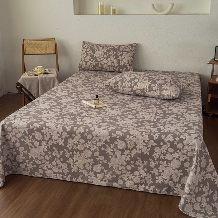 91家纺网 家纺一手货源 找家纺 爱彼家纺 2026新款A类亚麻老粗布单床单床单三件套-亚麻老粗布 亚麻粗布-幕灰