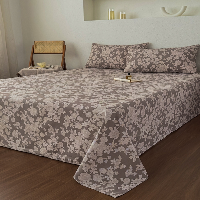 91家纺网 家纺一手货源 找家纺 爱彼家纺 2026新款A类亚麻老粗布单床单床单三件套-亚麻老粗布 亚麻粗布-幕灰