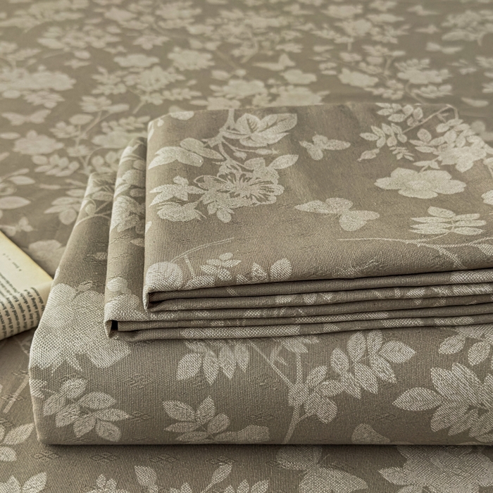 爱彼家纺 2026新款A类亚麻老粗布单床单床单三件套-亚麻老粗布 亚麻粗布-杏野