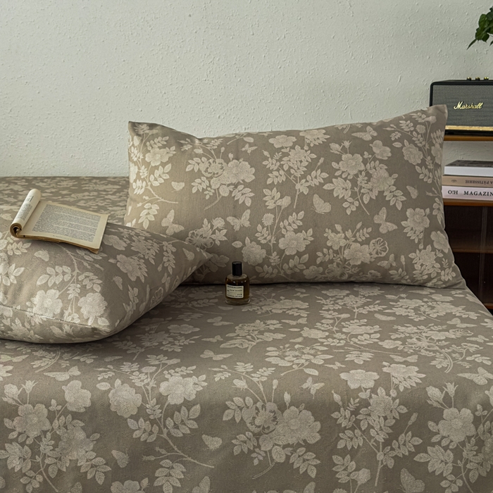 91家纺网 家纺一手货源 找家纺 爱彼家纺 2026新款A类亚麻老粗布单床单床单三件套-亚麻老粗布 亚麻粗布-杏野